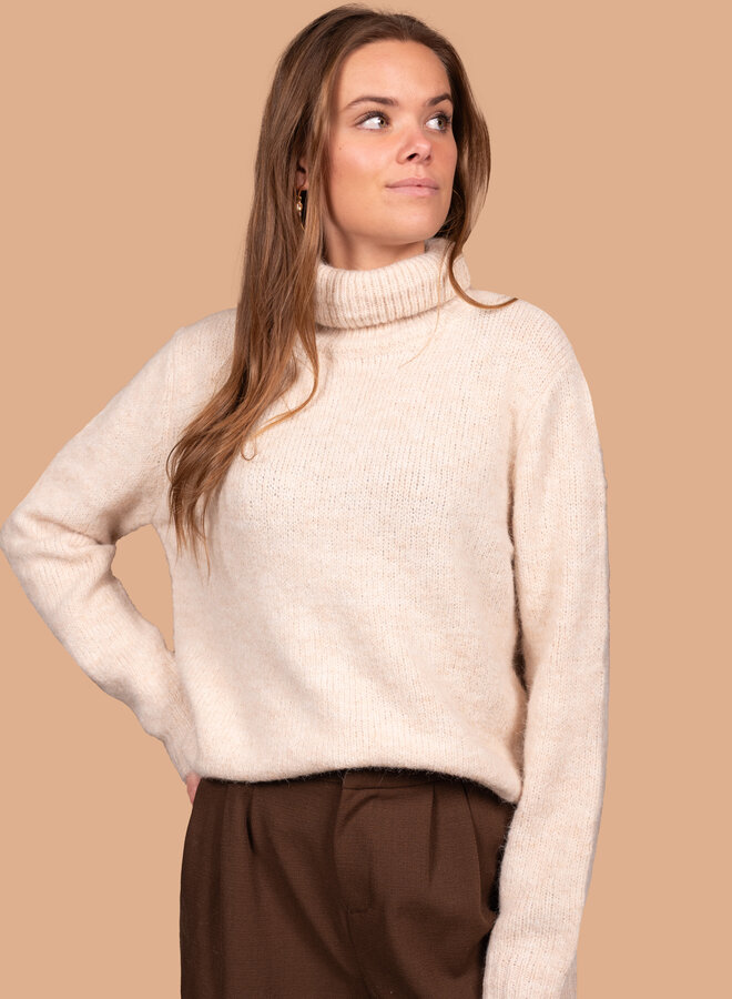 Warme coltrui Isabelle beige