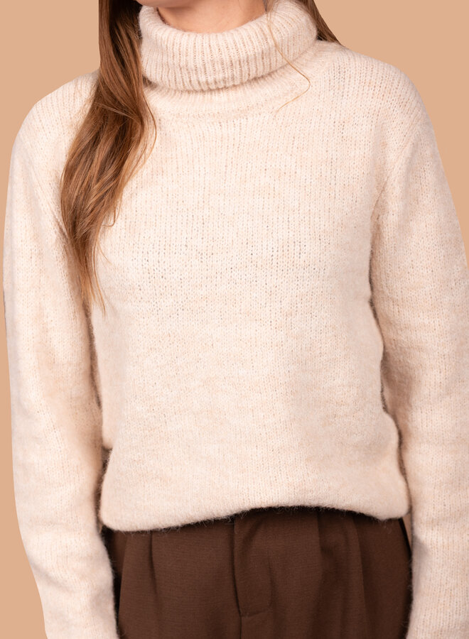 Warme coltrui Isabelle beige