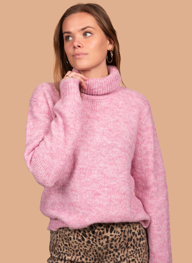 Warme coltrui Isabelle roze