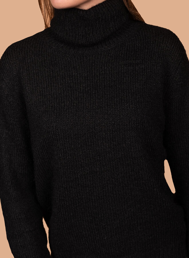 Warme coltrui Isabelle zwart