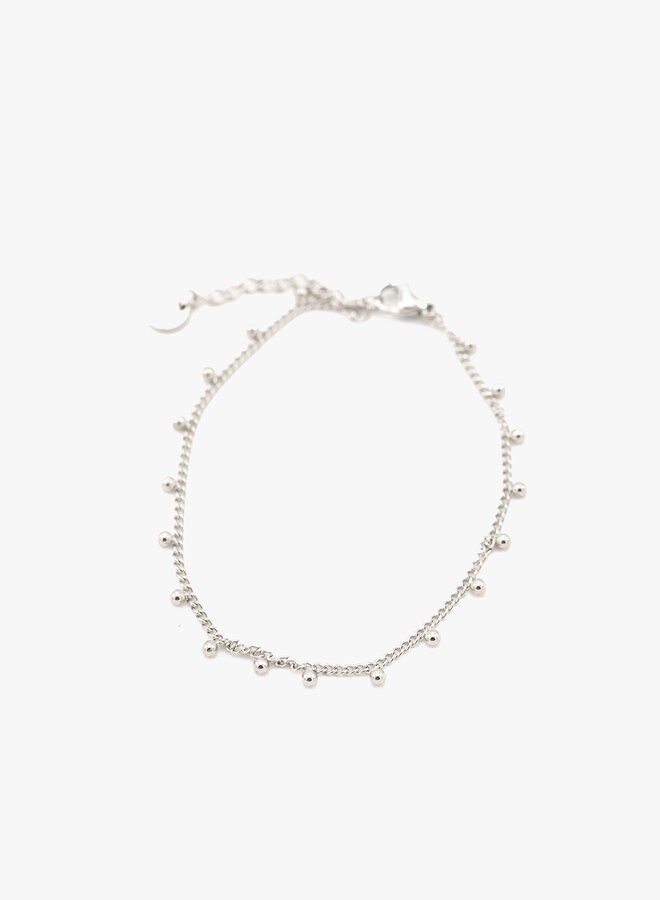 Armband little dots zilver