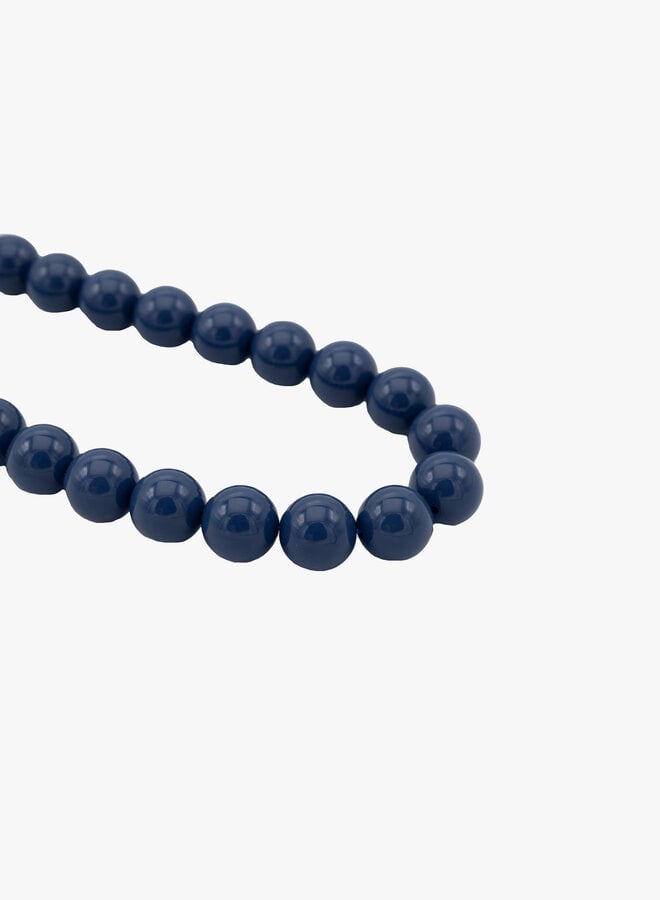Maxi kralen ketting blauw