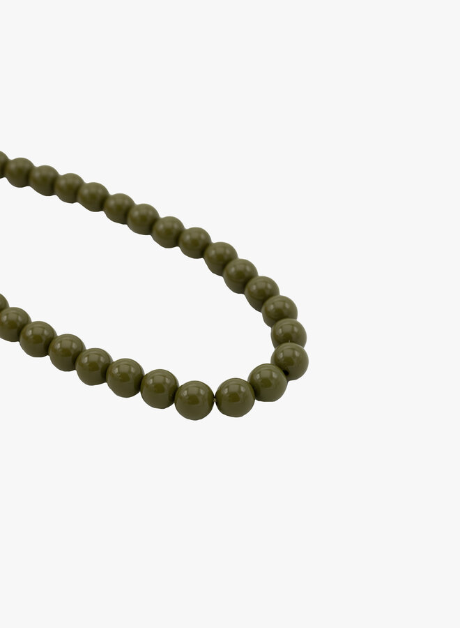 Midi kralen ketting groen