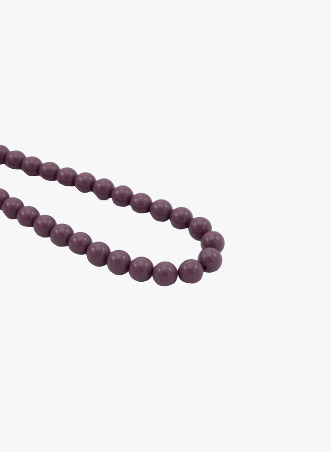 Midi kralen ketting paars