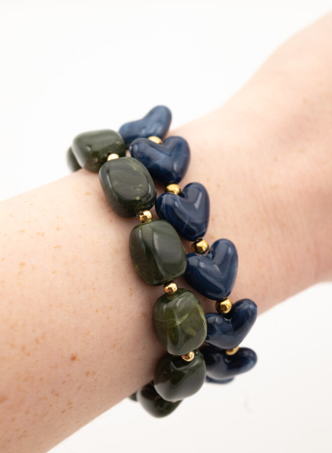 Kralen armband groen