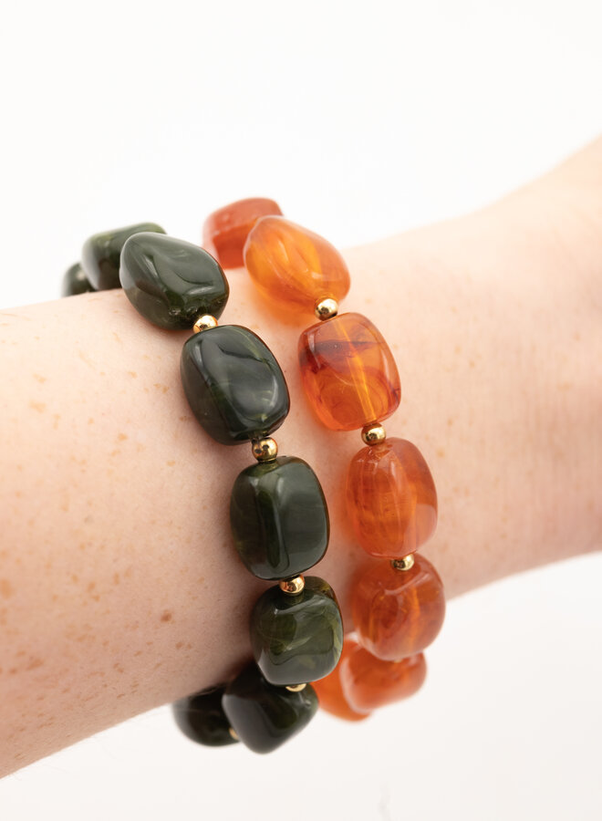 Kralen armband groen