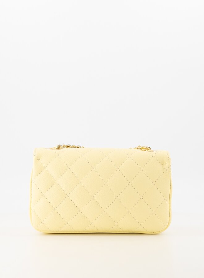 Leren tas Sophia botergeel