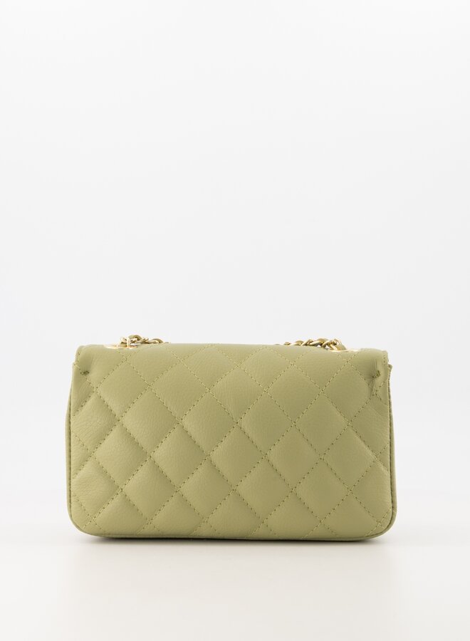 Leren tas Sophia mosgroen