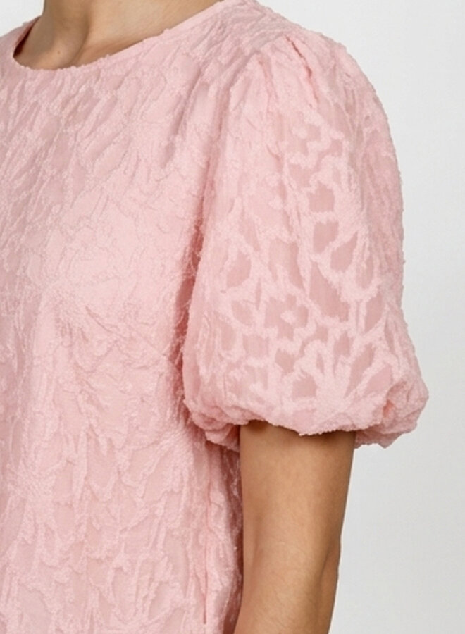 Top bloemenpatroon Eva roze