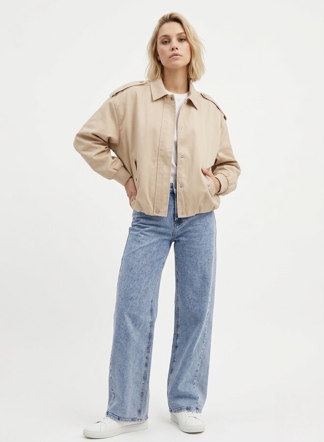 Stoere jeans dubbele naad blauw