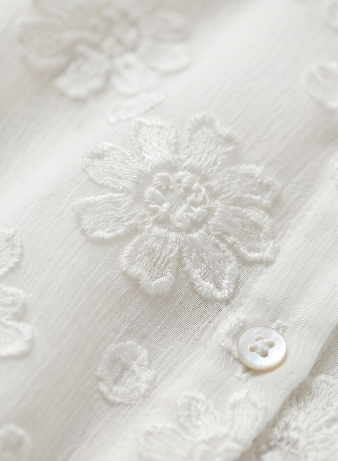 Blouse broderie May wit