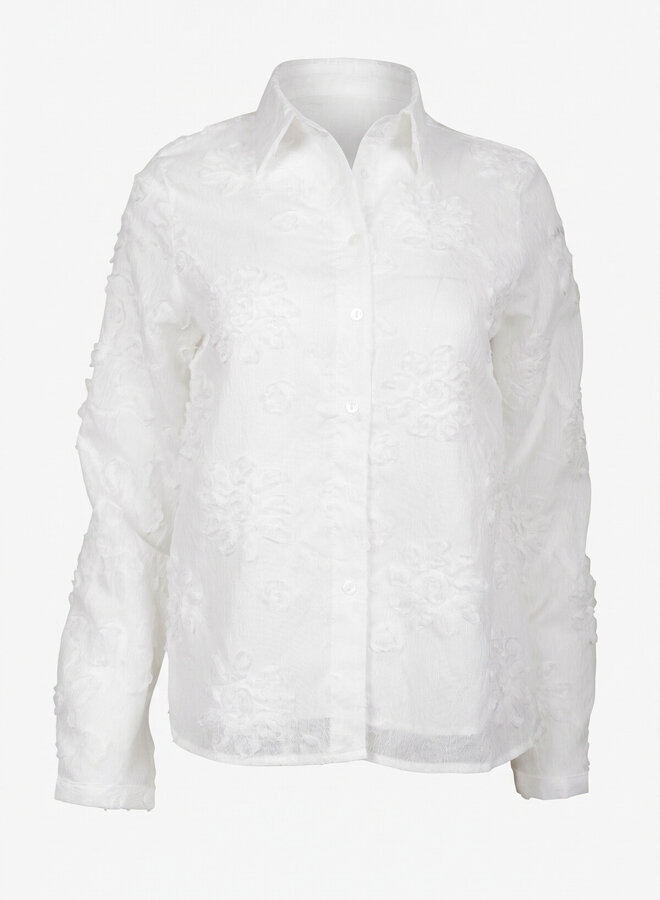 Blouse broderie May wit