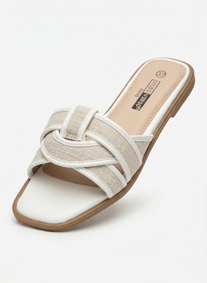 Slipper Hermes extra dupe off white