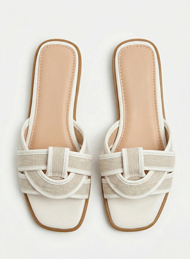 Slipper Hermes extra dupe off white