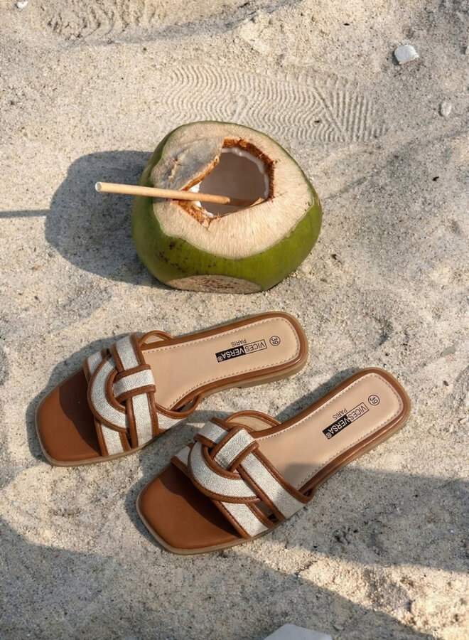 Slipper Hermes extra dupe camel