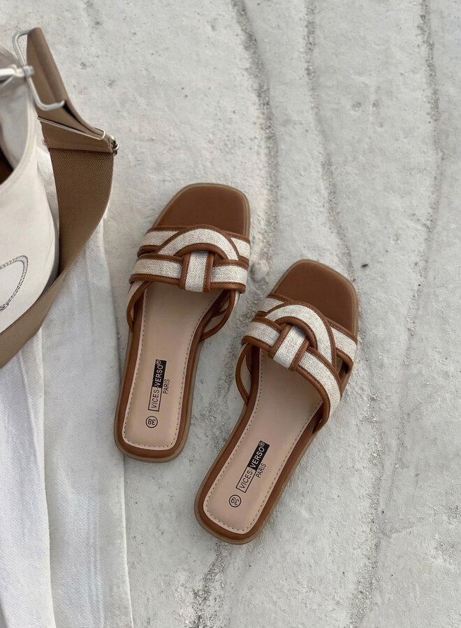 Slipper Hermes extra dupe camel