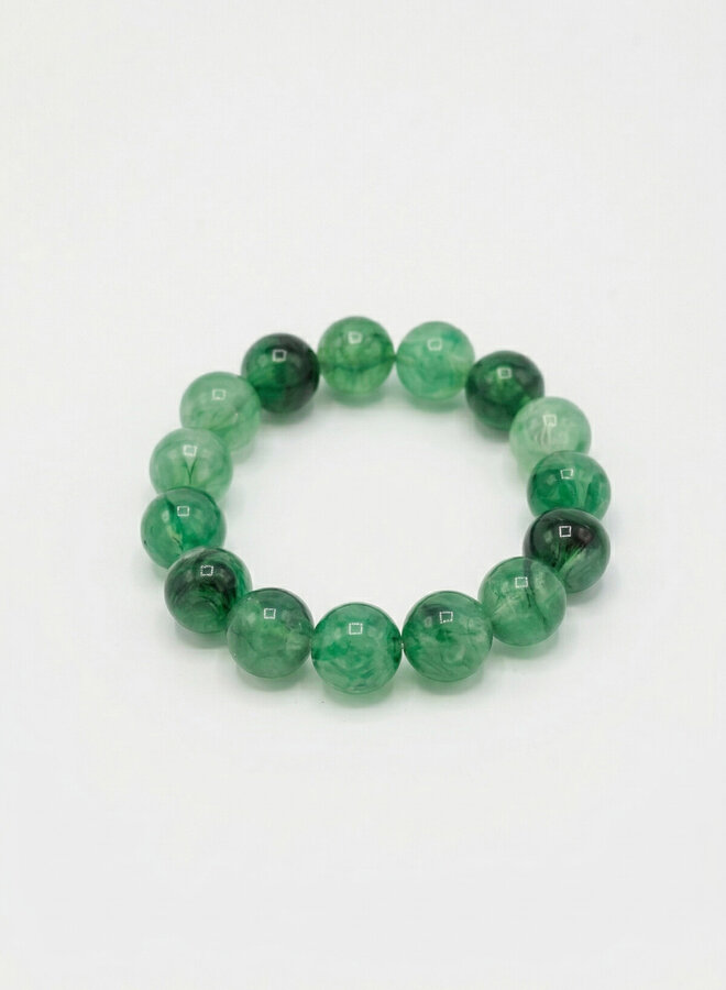 Kralen armband Lexie groen