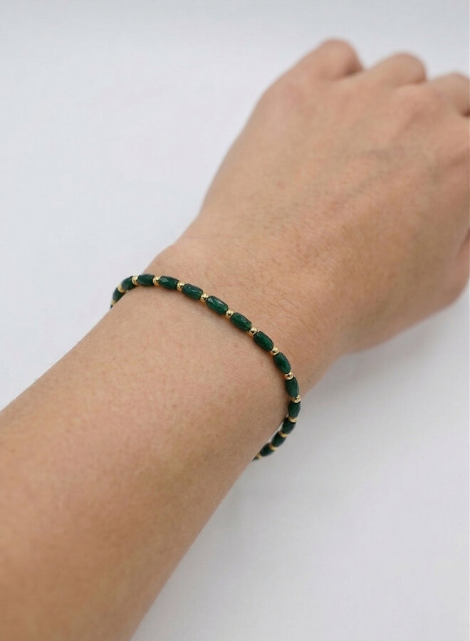 Kralenarmband groen Els