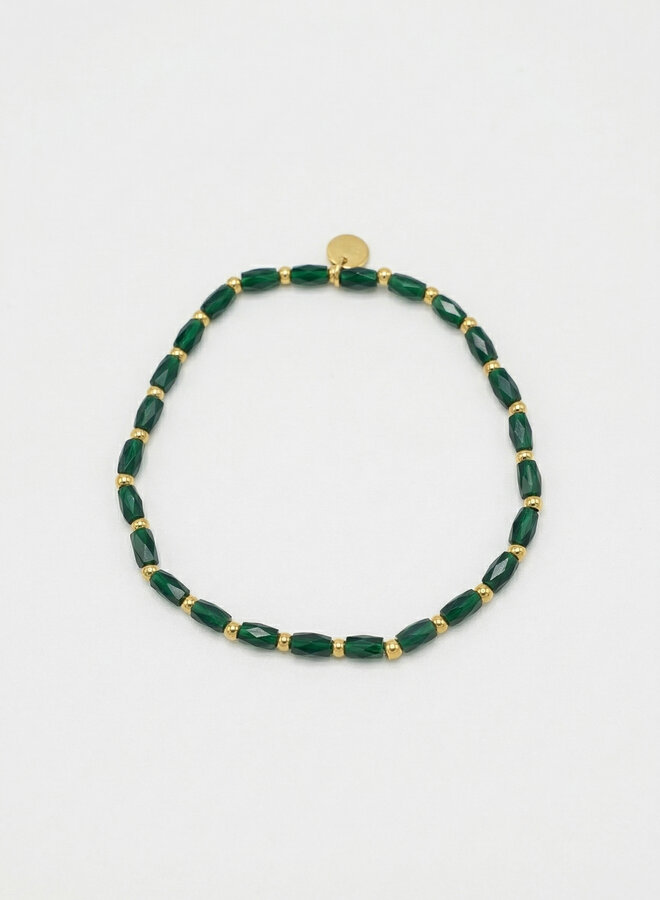 Kralenarmband groen Els