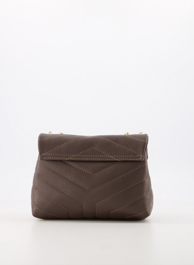 Leren tas Celine donkerbruin