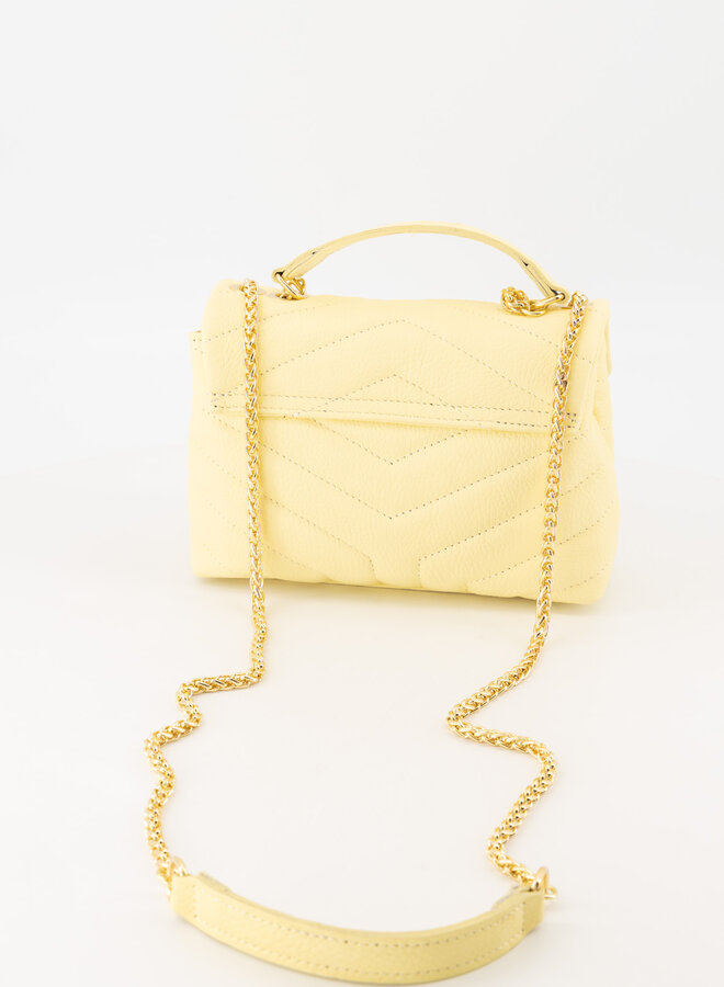 Leren tas Celine butteryellow