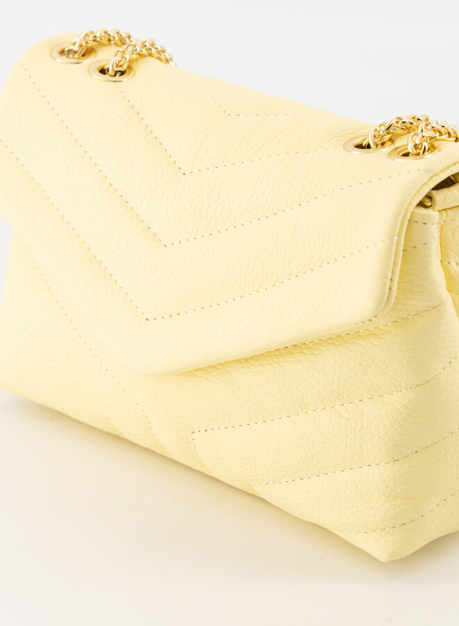 Leren tas Celine butteryellow