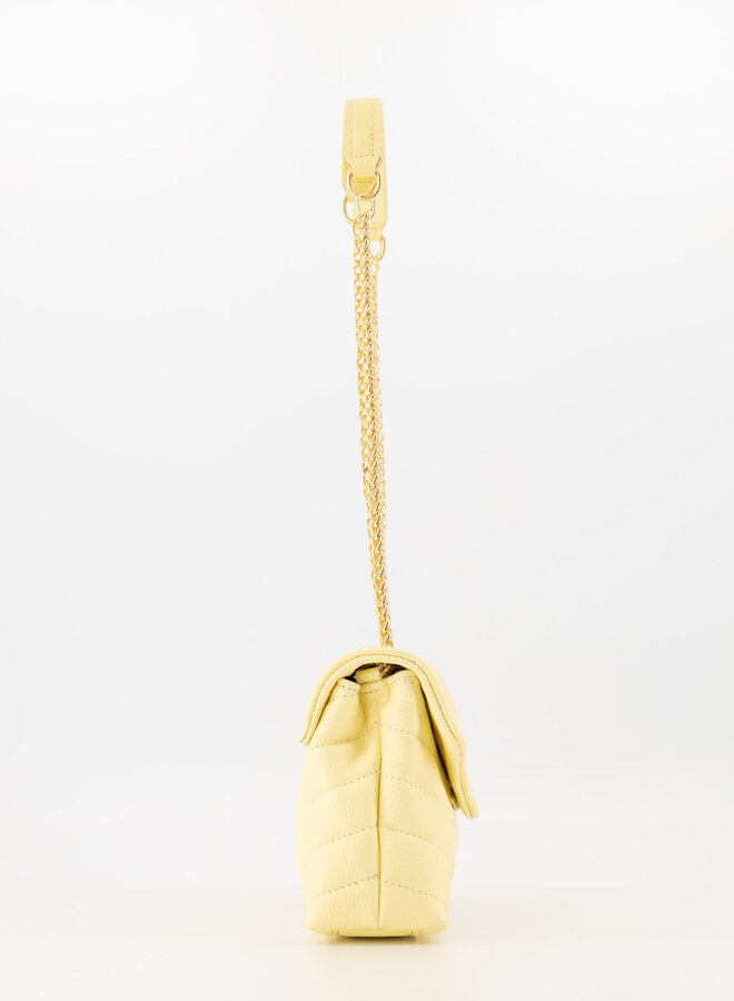 Leren tas Celine butteryellow