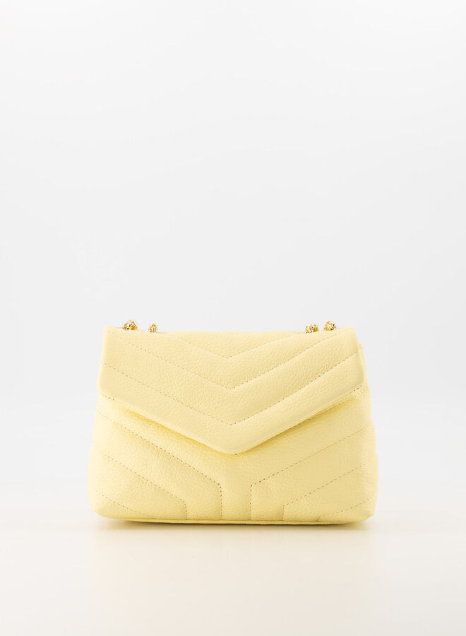 Leren tas Celine butteryellow