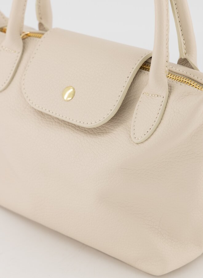 Leren tas Channie ecru