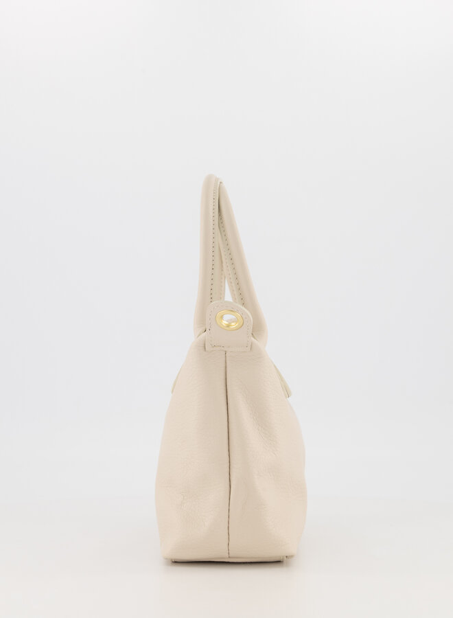 Leren tas Channie ecru