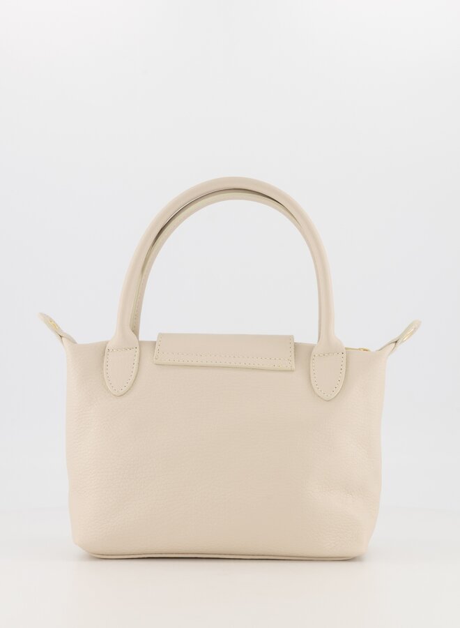 Leren tas Channie ecru