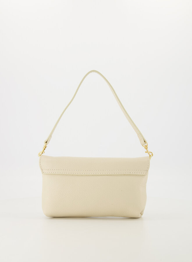 Leren tas hermes dupe ecru