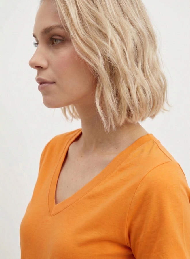 Basic shirt Kylie oranje