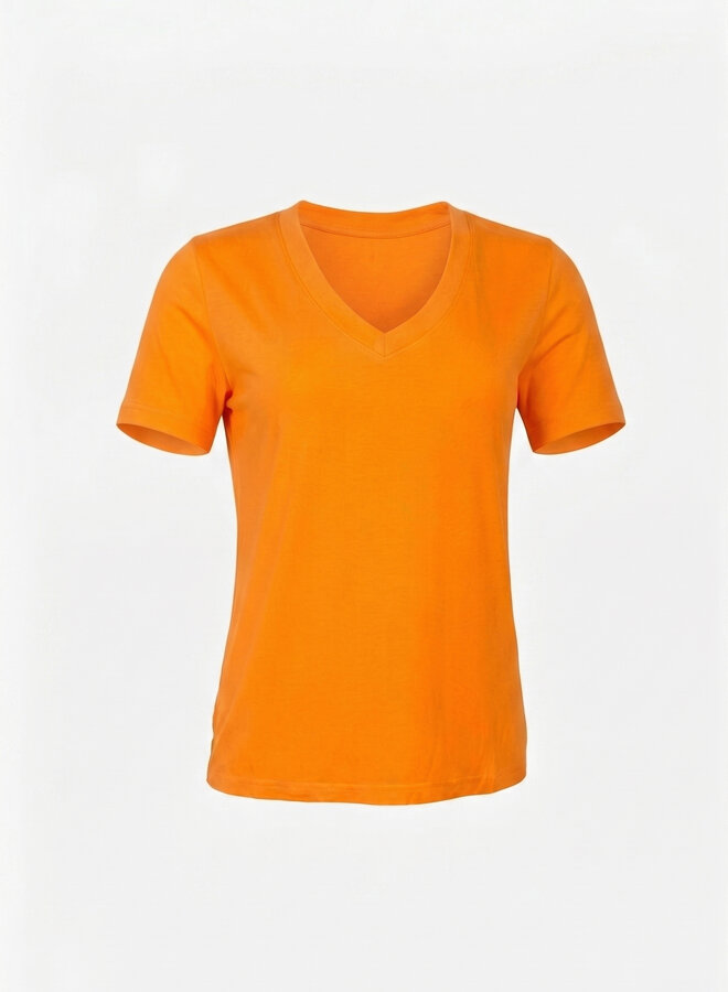 Basic shirt Kylie oranje