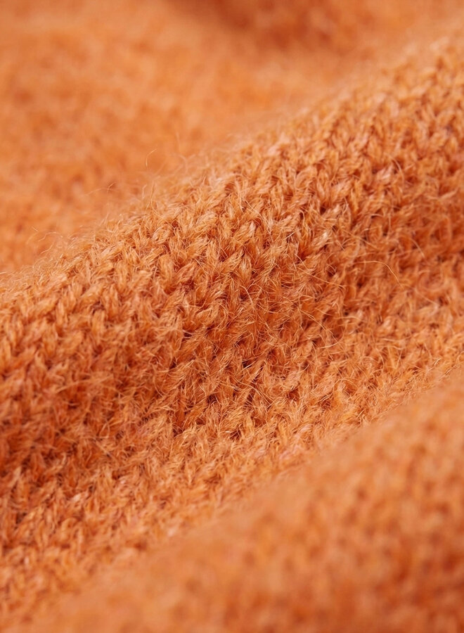 Pullover gebreid oranje