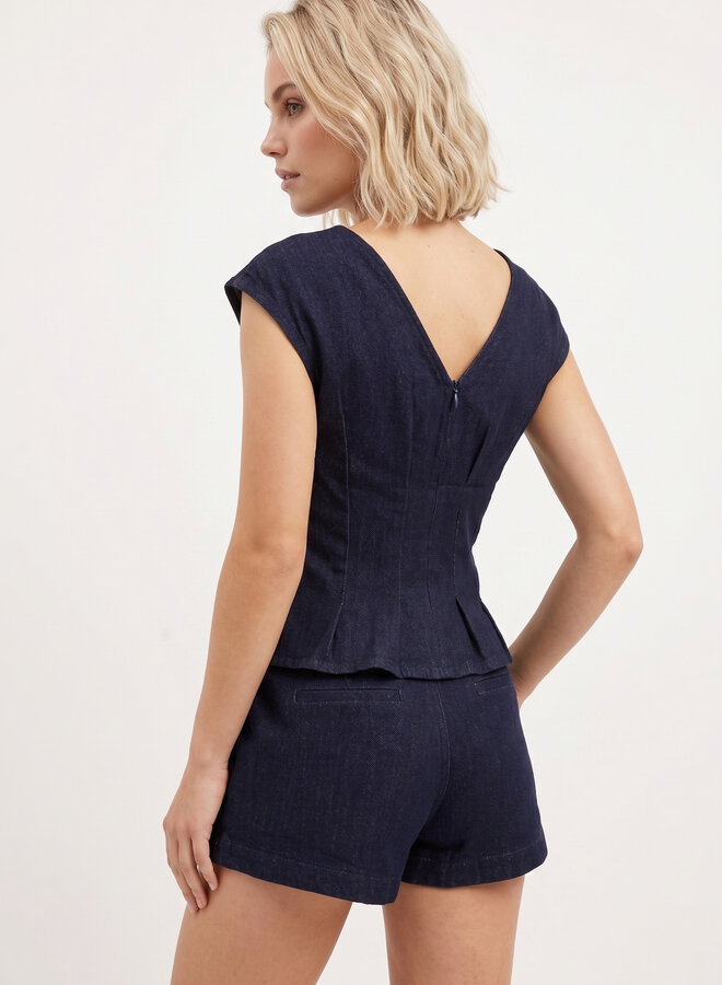 Jeans top donkerblauw
