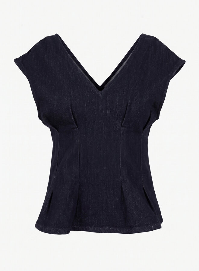 Jeans top donkerblauw