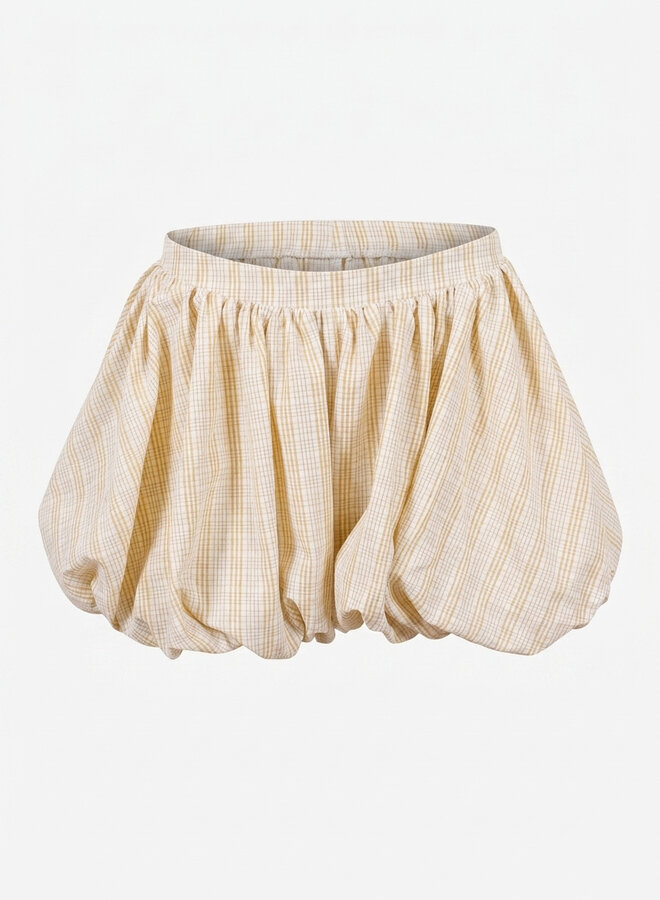 Ballon short stripes beige
