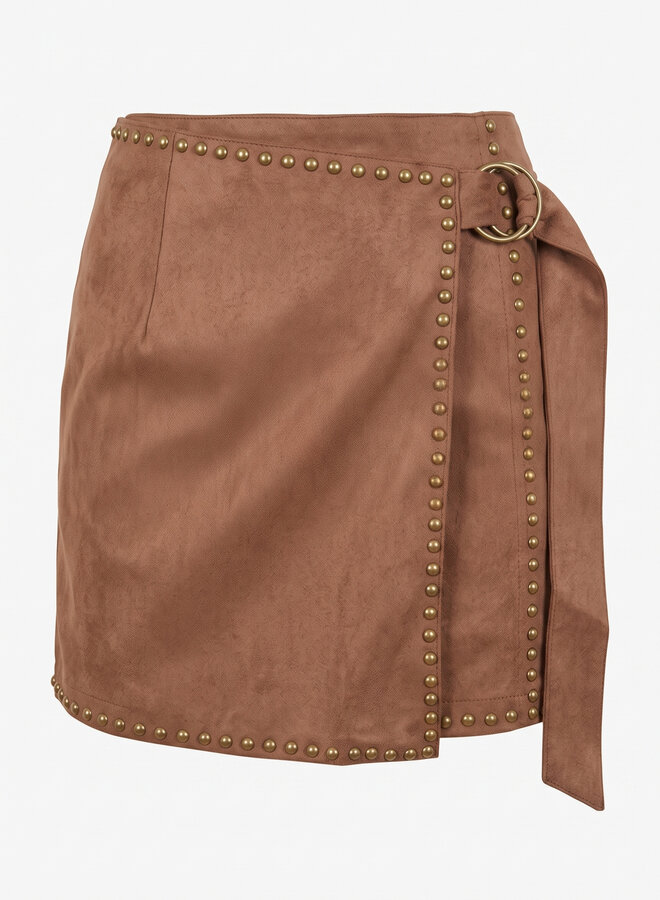 Rok suèdine met studs