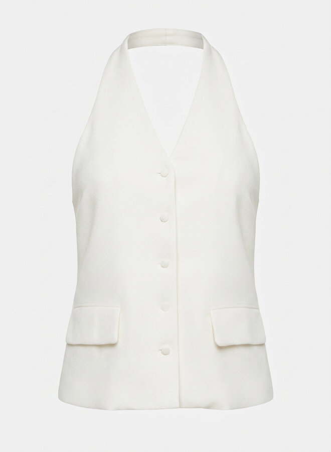 Zomers gilet wit