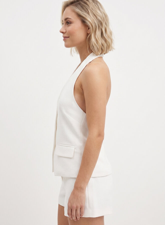 Zomers gilet wit