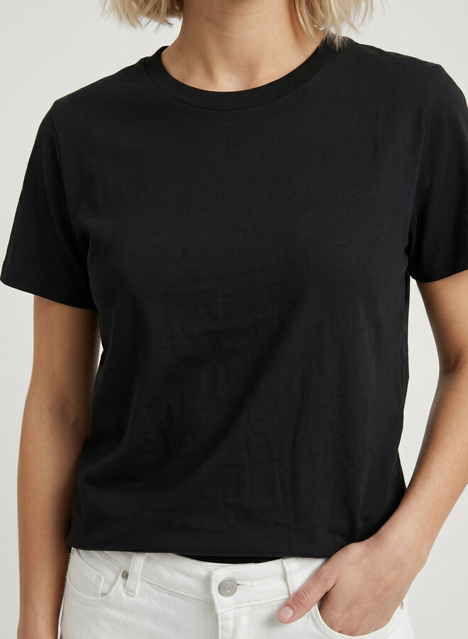 Katoenen shirt Sadie zwart