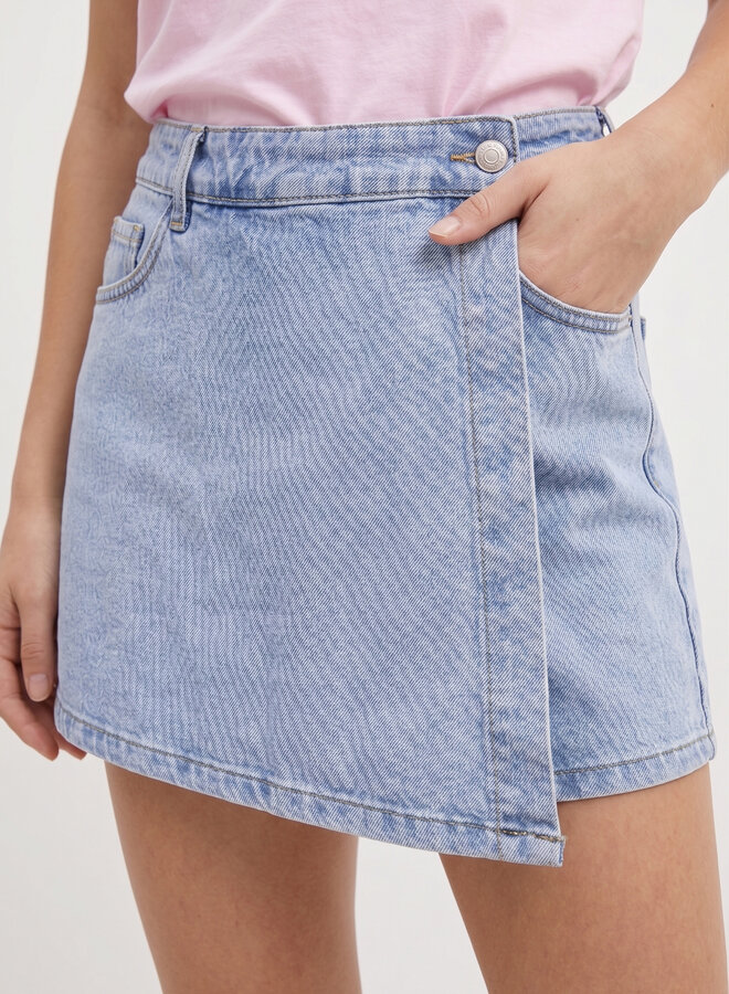Jeans skort lichtblauw
