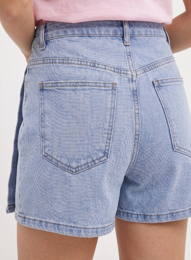 Jeans skort lichtblauw