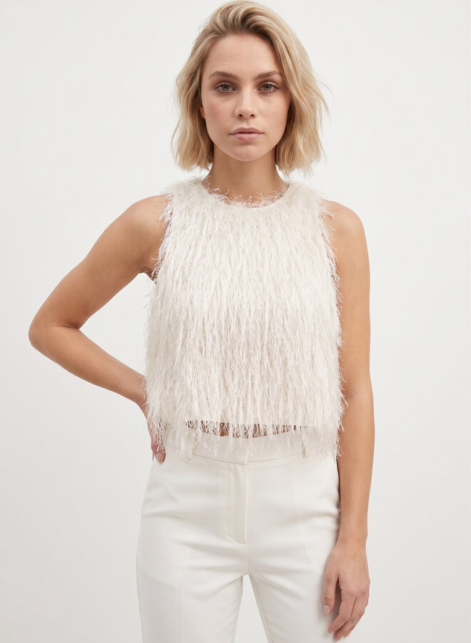 Top Vivi fur beige