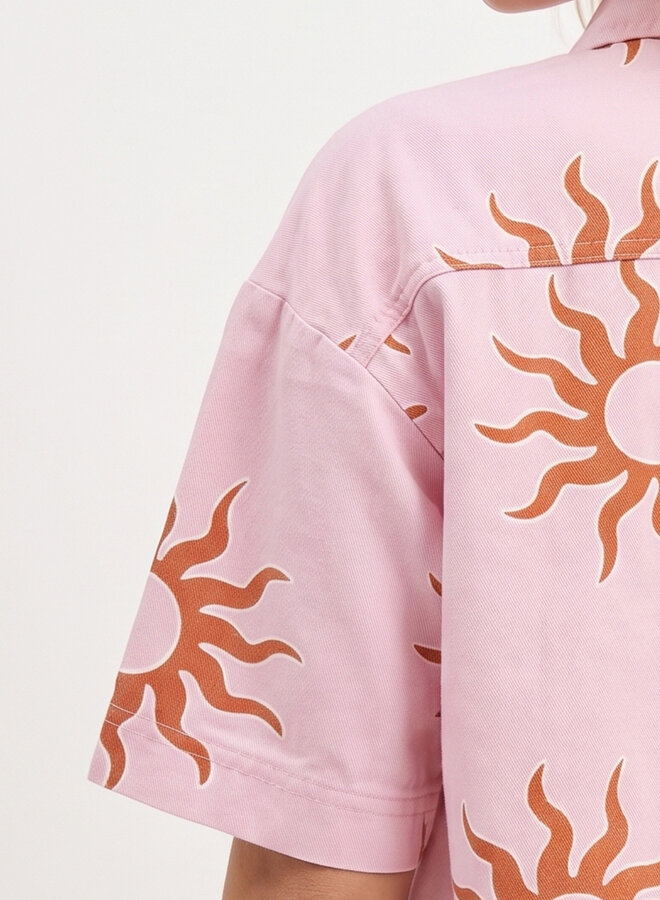 Jeans top sunshine roze