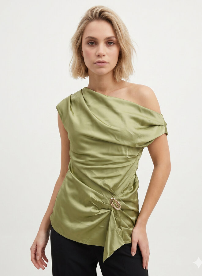 Elegante top groen