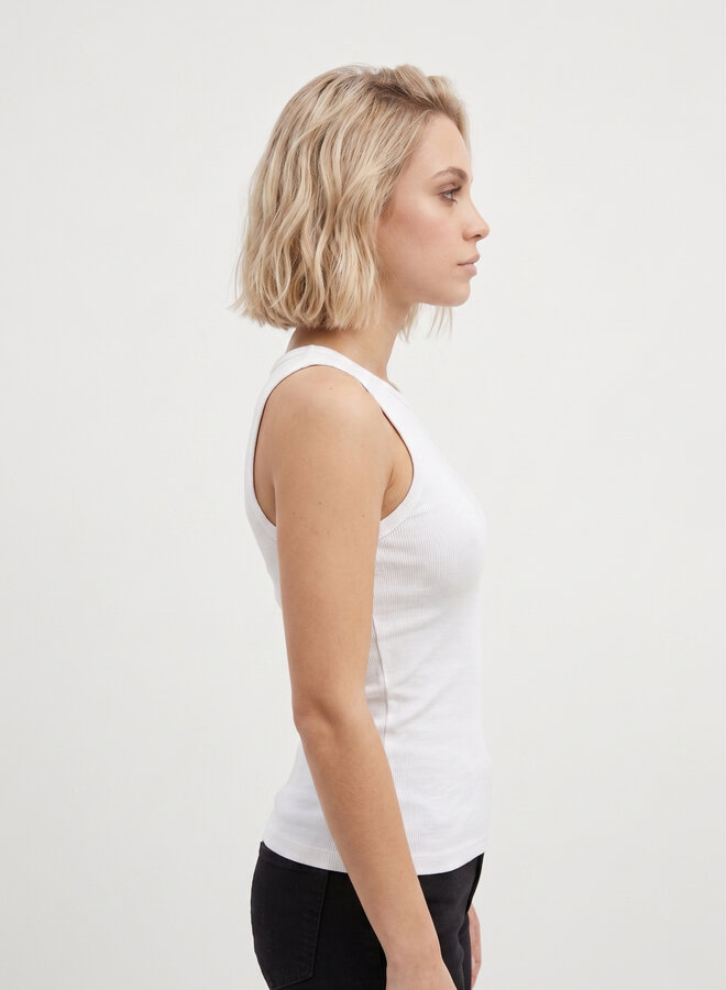 Tank top hemd wit