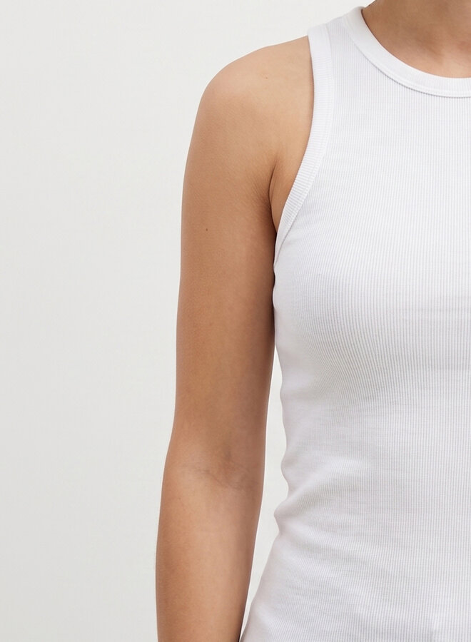 Tank top hemd wit