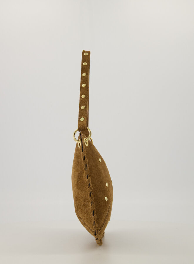 Schoudertas Cassy taupe